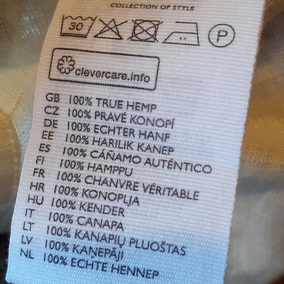 COS boatneck blouse Neutral 100% hemp Organic fabric expensive than linen NEW - Picture 3 of 5